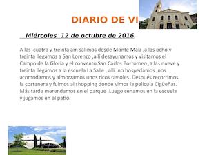 DIARIOS DE VIAJE DE QUINTO GRADO