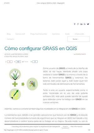 Cómo Configurar Grass En Qgis Mapping Gis