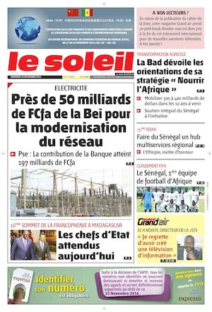 Edition Du 25 Novembre 2016