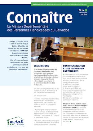 Fiches pratiques de la Maison Départementale des Personnes Handicapées du Calvados