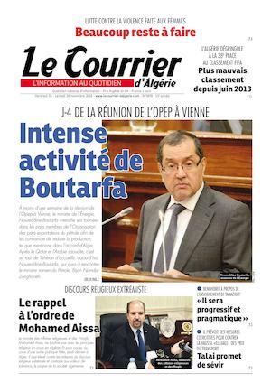 Le Courrier D'Algérie Du Samedi 26 Novembre 2016