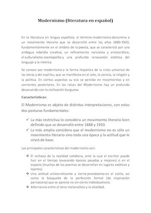 Modernismo