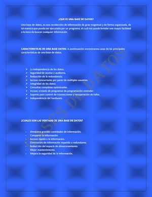 Bases de datos
