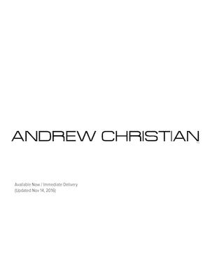 Catalago Andrew Christian