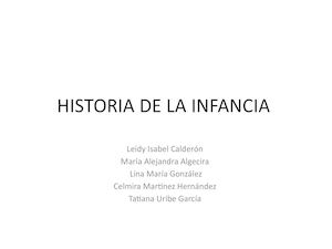 Historia De La Infancia