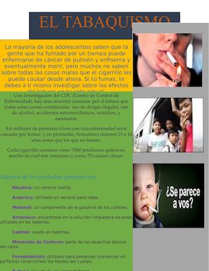 Daños que causa el consumo del tabaco