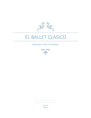 Posiciones De Clásicas Del Ballet Tri