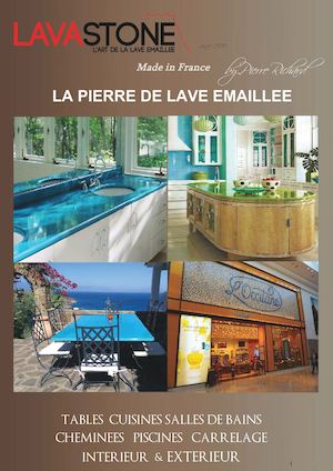 La pierre de lave émaillée made in France par Lavastone