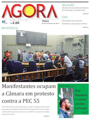 Jornal Agora - Edição 11609 - 29 de Novembro de 2016