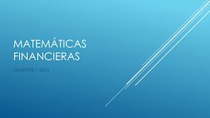 Matemáticas Financieras 4 Gradientes