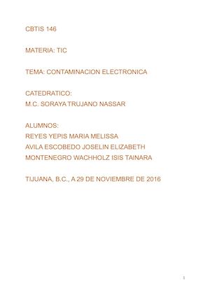 Contaminacion Electronica