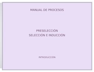 Manual De Preselección