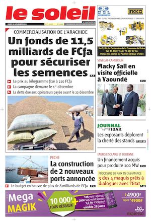 Edition Du 29 Novembre 2016