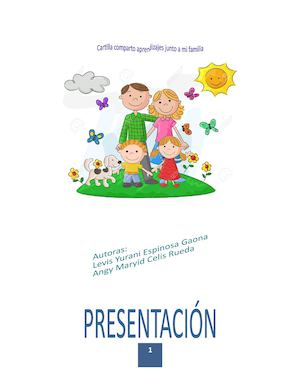 cartilla comparto aprendizajes junto a mi familia