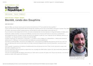 Article de presse de l'année 2014