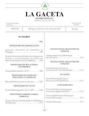 31 OCTUBRE 2007 G209