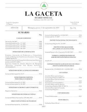 13 SEPTIEMBRE 2007 G176