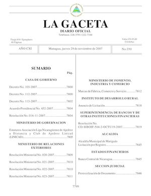 29 NOVIEMBRE 2007 G230