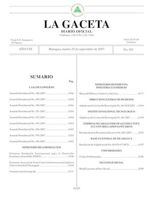 25 SEPTIEMBRE 2007 G183