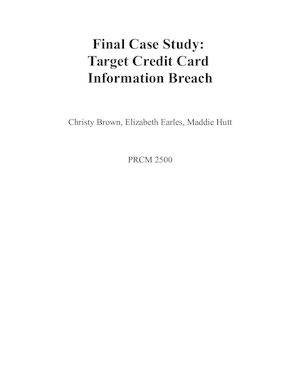 Final Paper Case Studies