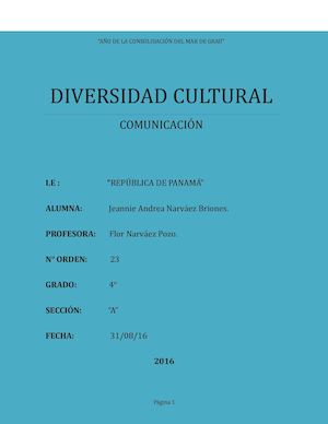 Diversidad Cultural
