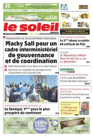 Edition Du 1er Decembre 2016