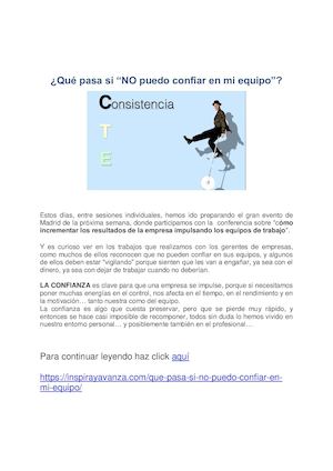 Qué Pasa Si no confio en mi equipo?