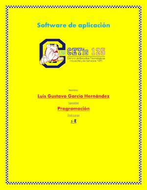 Software De Aplicación Gustavo