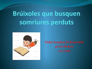 Brúixoles Que Busquen Somriures Perduts