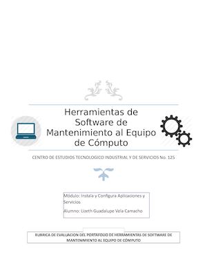 Herramientas De Software De Mantenimiento Al Equipo De Cómputo