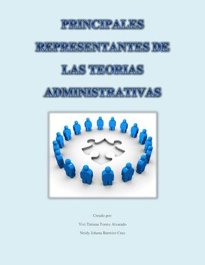 Representantes De Las Teorias Administrativas