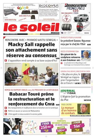 Edition Du 2 Décembre 2016