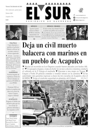 El Sur Viernes 02122016