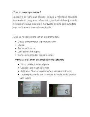 Que Es Un Programador