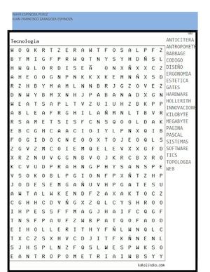 Sopa de letras