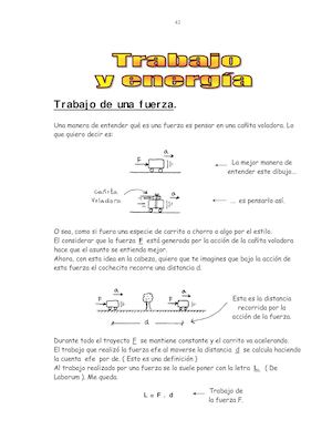 Trabajo Y Energia