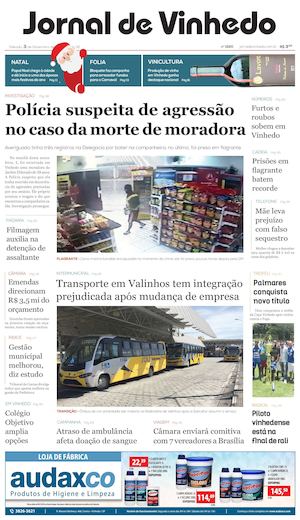 Jornal De Vinhedo Sabado 03 De Dezembro De 2016 Edic 1620