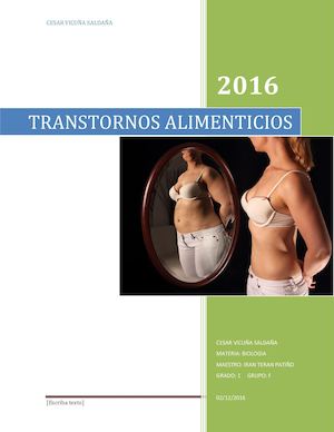 transtornos alimenticios