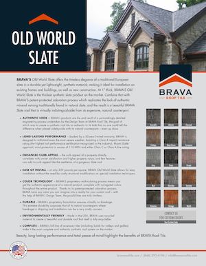 Brava Old World Slate