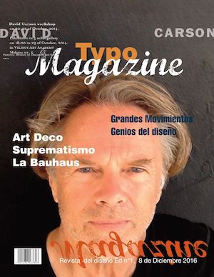 Rafael Acosta Revista Creaciones Tipograficas, Trabajo Final
