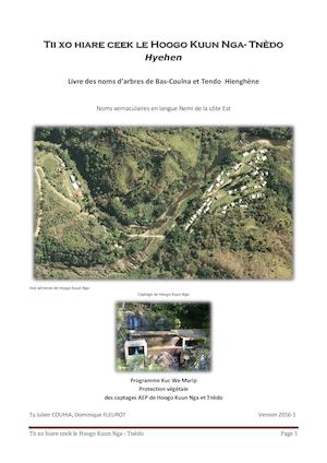 Livre des noms d’arbres de Bas-Coulna et Tendo Hienghène