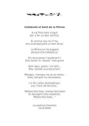 Celebracions_Celebrant El Sant De La Mireia