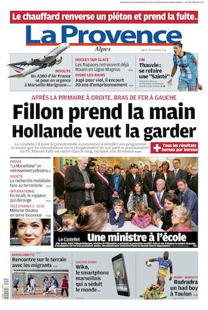 La Provence Edition Alpes Du 2016 11 29