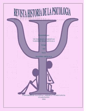 Revista Historia De La Psicologia