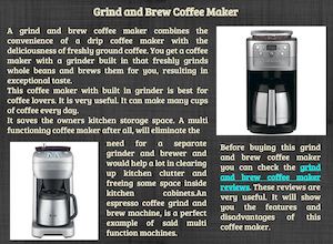 Grind And Brew Coffee Maker Reviews