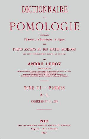 Dictionnaire de pomologie T3