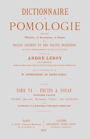 Dictionnaire de Pomologie T6