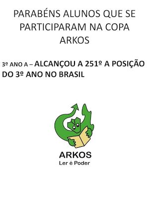 Parabéns Alunos Que Se Participaram Na Copa Arkos