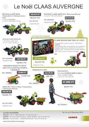 Affiche Jouet De Noel Auvergne