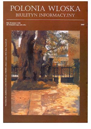 Rok 10 numer 3(36) - 2005 III Trimestre (agosto-settembre-ottobre)